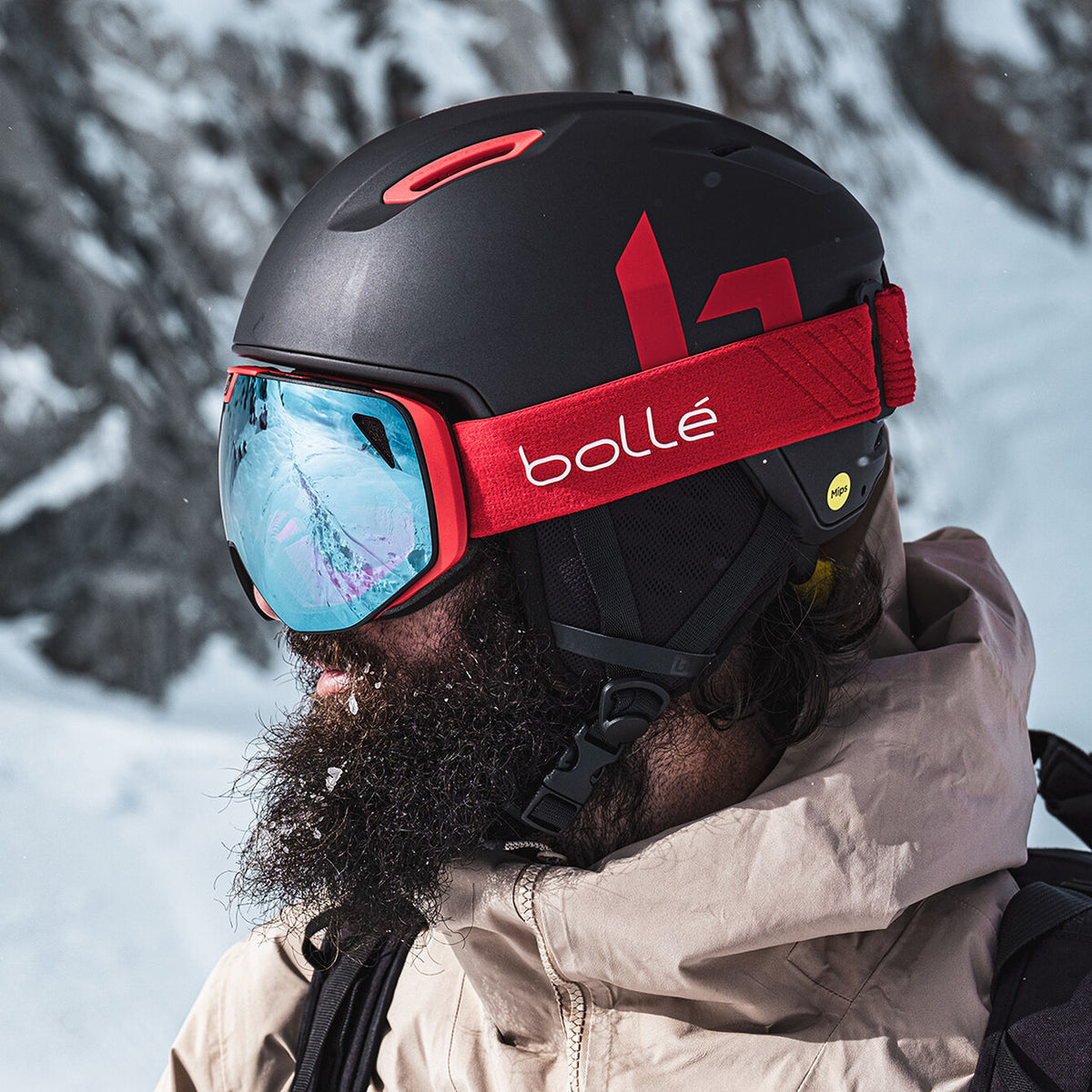 ATMOS MIPS Titanium Red Matte