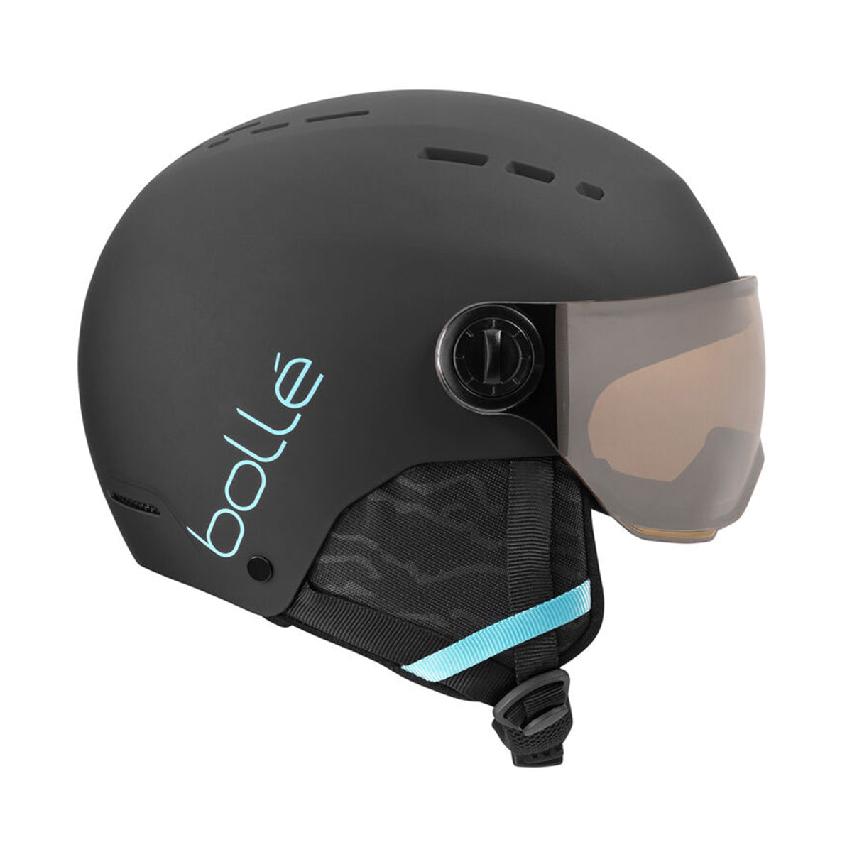 QUIZ VISOR Black Blue Matte