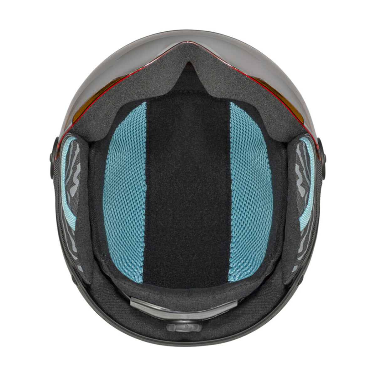 QUIZ VISOR Black Blue Matte